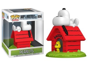 Peanuts Snoopy and Woodstock on Doghouse Deluxe Vinyl POP! Toy #856 FUNKO MIB