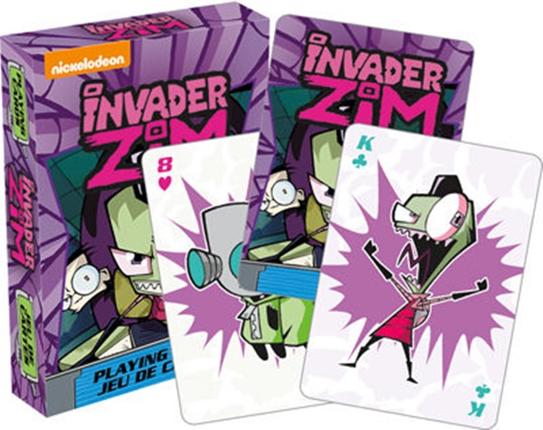 Invader Zim Animated Art Illustrated Set of Playing Cards 52 Images NEW SEALED
