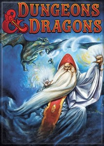 Dungeons & Dragons AD&D Players Handbook Cover Art Refrigerator Magnet UNUSED