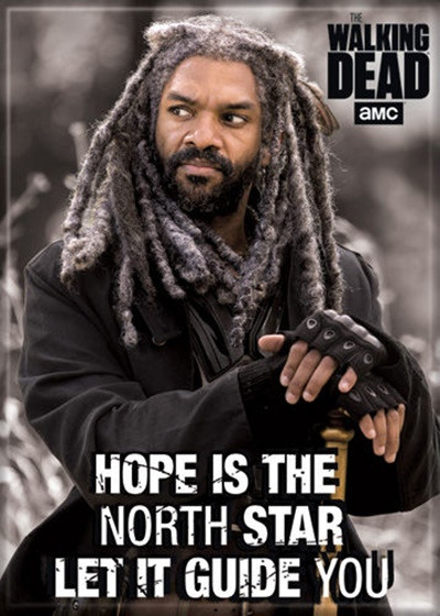 The Walking Dead Ezekial Hope is The North Star Photo Refrigerator Magnet UNUSED