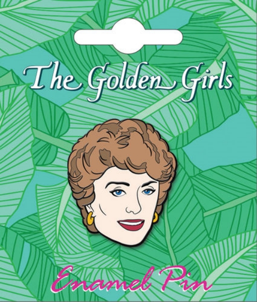 The Golden Girls Blanche Face Thick Metal EnamThe Golden Girls Blanche Face Thick Metal Enamel Pin NEW CARDEDel Pin NEW CARDED