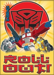 Transformers Animated Series Autobots Group Image Refrigerator Magnet NEW UNUSED