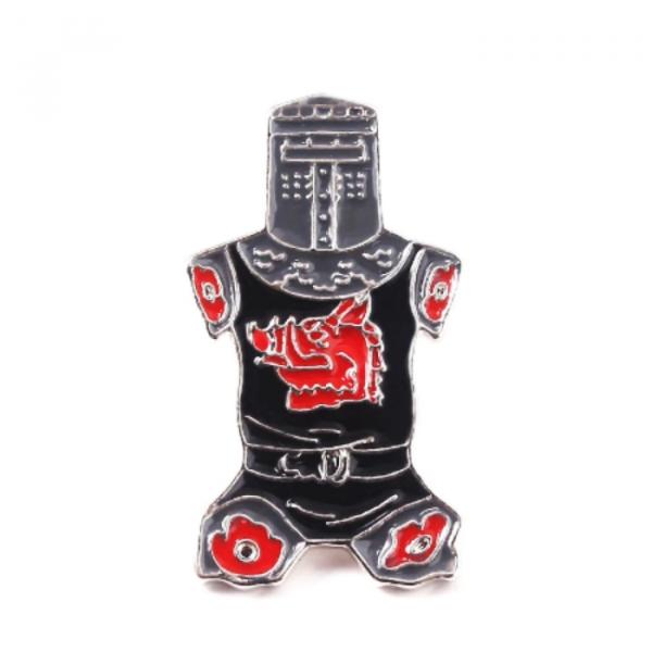 Monty Python and the Holy Grail Black Knight Flesh Wound Metal Enamel Pin UNUSED picture