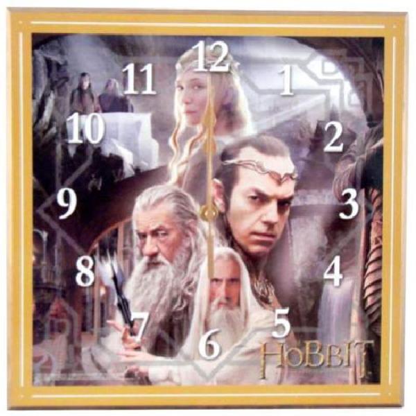 The Hobbit The White Council Cordless 12" Wall Clock Lord of the Rings BOXED picture