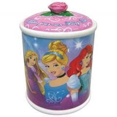 Walt Disneys Princesses "Make Your Own Fairy Tale" Ceramic Cookie Jar, NEW BOXED picture