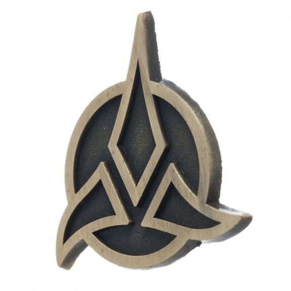 Star Trek Classic Original TV Series Klingon Logo Metal Lapel Pin NEW UNUSED