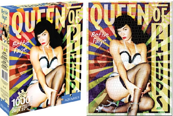 Bettie Page Queen of Pinups 1000 Pc Jigsaw Puzzle, NEW UNUSED picture