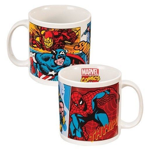 Marvel Comics Character Comic Art Images 12 oz. Ceramic Coffee Mug, NEW BOXED picture