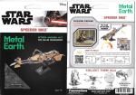 Star Wars Imperial Speeder Bike Metal Earth 3D Laser Cut Steel Model Kit SEALED