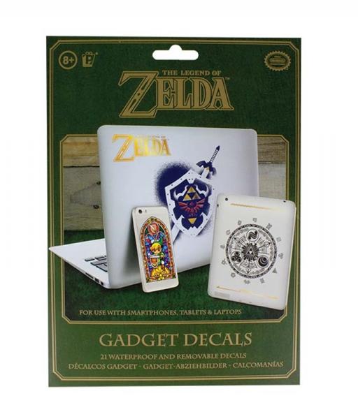 The Legend of Zelda Set of 21 Removable Gadget Decals Hyrule NEW UNUSED