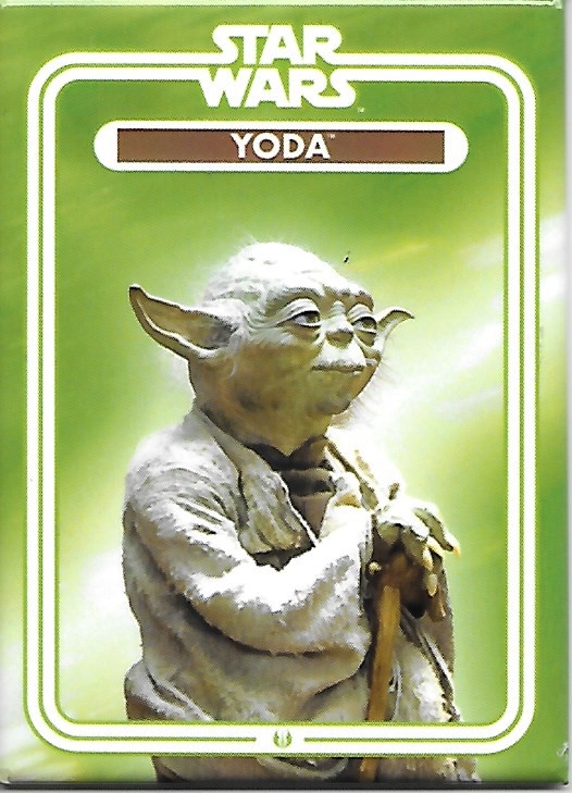 Star Wars Master Yoda with Cane Photo Image Refrigerator Magnet NEW UNUSED picture