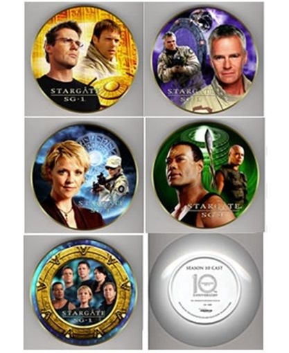 Stargate SG-1 Ltd. Ed MATCHED Num China Plate Set of 5 NEW UNUSED picture