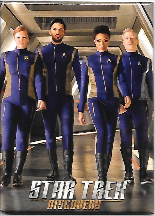 Star Trek Discovery TV Main Cast Walking Refrigerator Magnet NEW UNUSED
