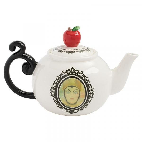 Walt Disney Snow White Heat Reactive Images Sculpted Ceramic Teapot UNUSED BOXED picture