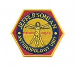 Bones TV Series Jeffersonian Institute Logo Embroidered Patch NEW UNUSED