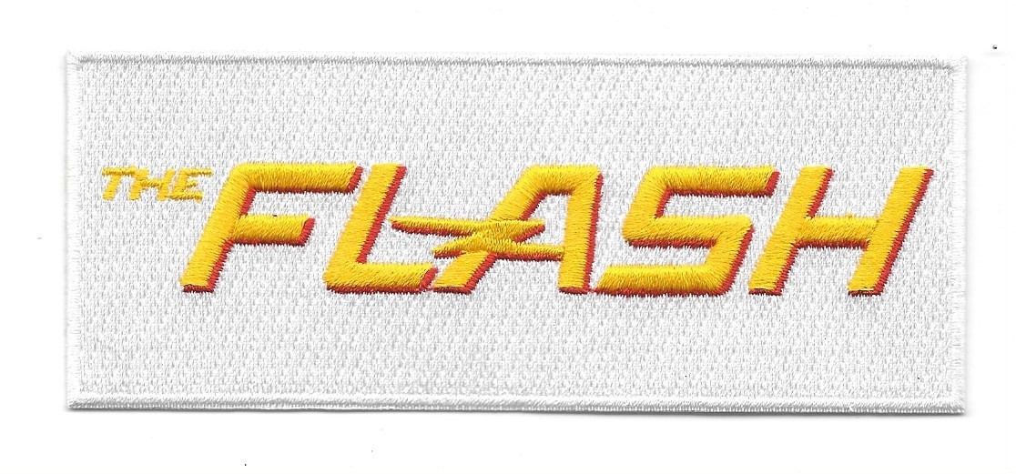 DC Comics The Flash TV Series Name Logo Embroidered Patch, NEW UNUSED