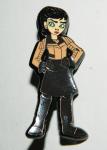 Star Wars Celebration Chicago 2019 Qi'ra Qira Figure Exclusive Metal Enamel Pin