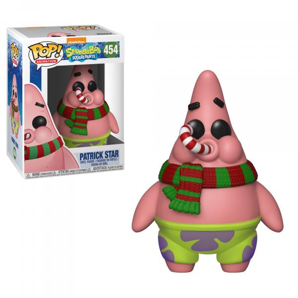 SpongeBob SquarePants Patrick Star Xmas Vinyl POP! Figure Toy #454 FUNKO NEW MIB picture