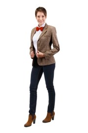 11th Doctor Who Matt Smith Tweed Jacket Replica Women’s Style Size EXTRA SMALL picture