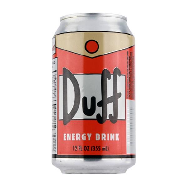 The Simpsons Duff Energy Drink 6 Pack 12 oz Cans, NEW UNOPENED ATTACHED