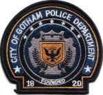 Batman The Dark Knight Movie Gotham Police Logo Patch Deluxe Version, NEW UNUSED