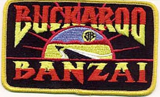 Buckaroo Banzai Movie Name Logo Embroidered Patch, NEW UNUSED