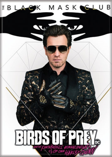 Birds of Prey Movie Roman Sionis Black Mask Club Photo Refrigerator Magnet NEW