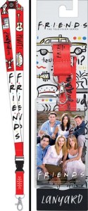 Friends TV Series Name and Logos Lanyard with Photo Badge Holder NEW UNUSED