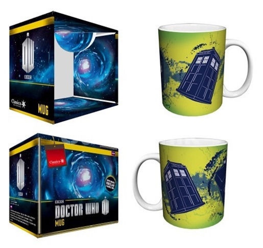 Doctor Who Tardis Taking Off 11 oz. Ceramic Coffee Mug, LICENSED NEW UNUSED