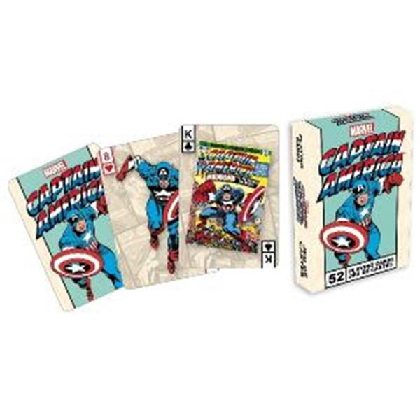 Captain America Comic Art Illustrated Poker Playing Cards Deck, NEW SEALED