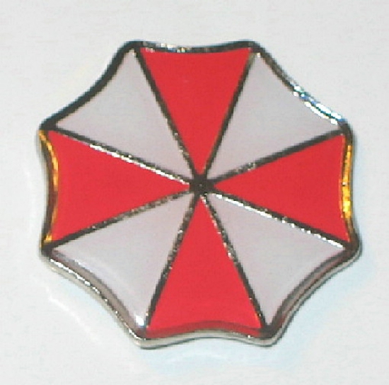 Resident Evil Umbrella Corporation Logo Enamel Metal Pin NEW UNUSED