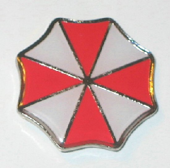 Resident Evil Umbrella Corporation Logo Enamel Metal Pin NEW UNUSED picture