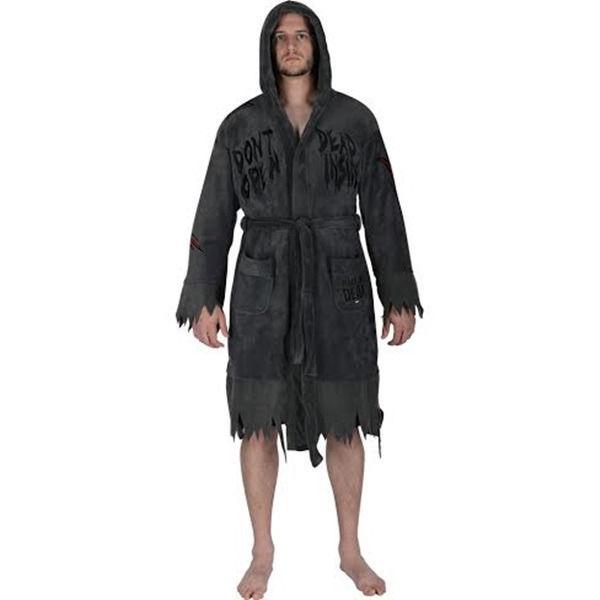 The Walking Dead's Don't Open Dead Inside Fleece Bath Robe ONE SIZE, NEW UNWORN picture
