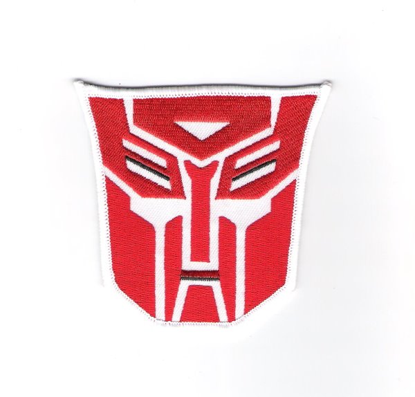 Transformers Autobot Face Logo Embroidered Patch, NEW UNUSED