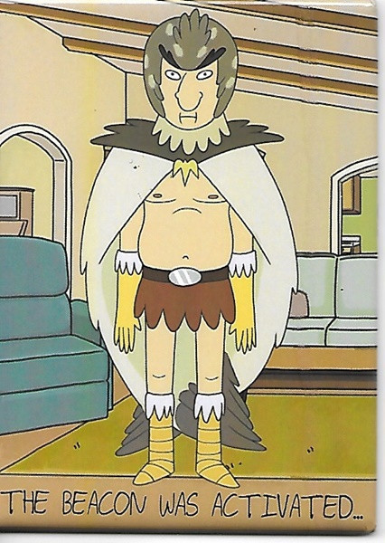 Rick and Morty Animated TV Series Birdperson Figure Refrigerator Magnet UNUSED picture