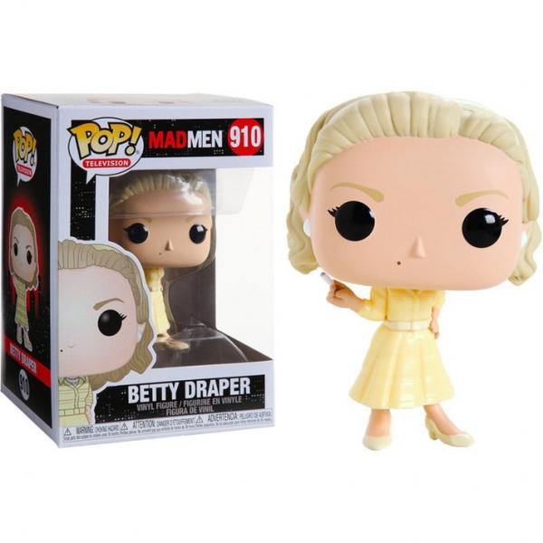 Mad Men TV Series Betty Draper Vinyl POP! Figure Toy #910 FUNKO NEW MIB picture