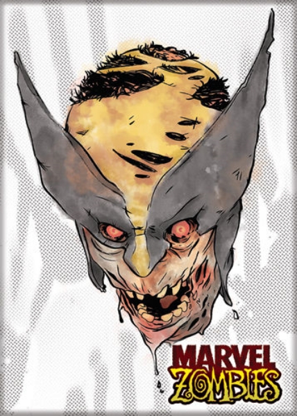 Marvel Zombies Wolverine Head Art Image Refrigerator Magnet NEW UNUSED