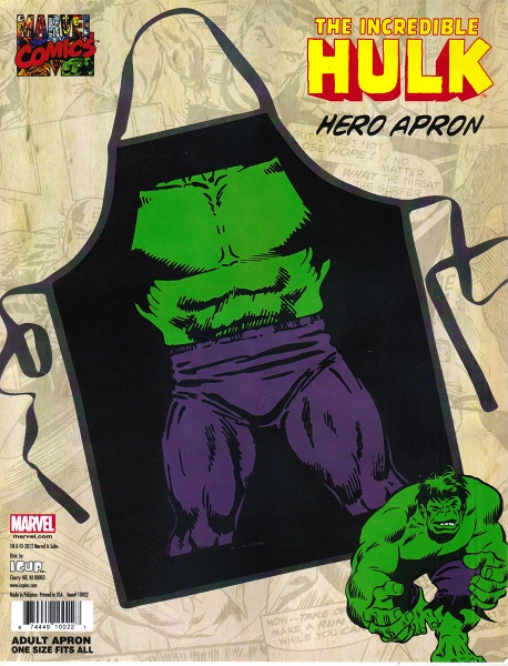 The Incredible Hulk Be The Hero Adult Polyester Apron, NEW UNUSED picture