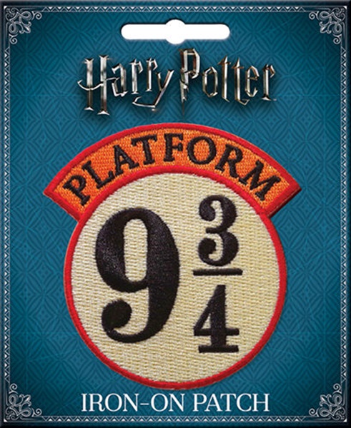 Harry Potter 9 3/4 Train Platform Logo Embroidered Patch NEW UNUSED ATB