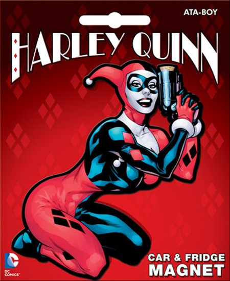 DC Comics Harley Quinn Die-Cut Figure Car Magnet Batman, NEW UNUSED