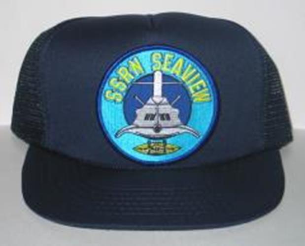 Voyage to the Bottom of the Sea Seaview Embroidered Patch Blue Baseball Cap Hat