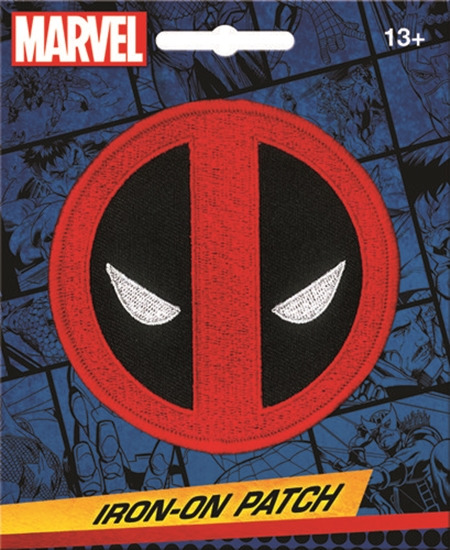 Marvel Comics Deadpool Icon Eyes Logo Embroidered 3.5" Patch Style 2 NEW UNUSED picture