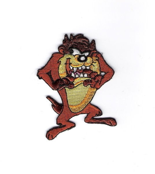 Looney Tunes Tazmanian Devil TAZ Figure Embroidered Patch, NEW UNUSED