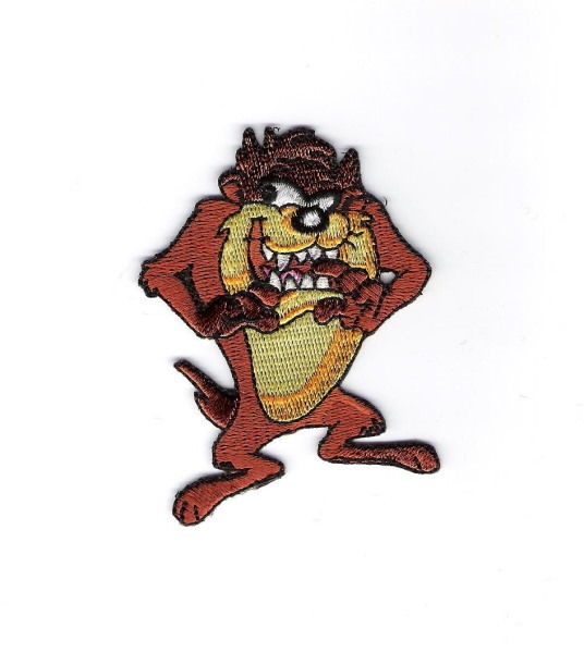 Looney Tunes Tazmanian Devil TAZ Figure Embroidered Patch, NEW UNUSED picture