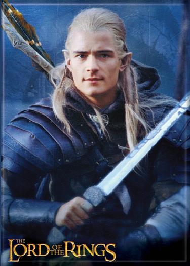 The Lord of the Rings Legolas Greenleaf in Armor Photo Image Refrigerator Magnet