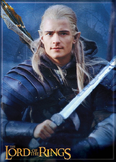 The Lord of the Rings Legolas Greenleaf in Armor Photo Image Refrigerator Magnet picture