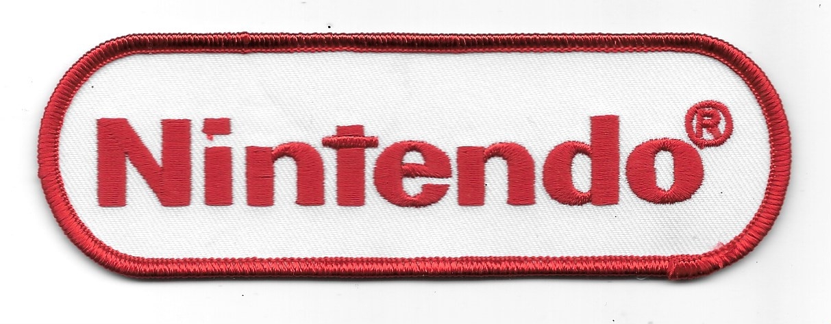 Nintendo Video Games Name Logo Embroidered Patch NEW UNUSED