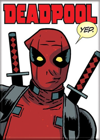 Marvel Comics Deadpool Image YEP! Comic Art Refrigerator Magnet NEW UNUSED