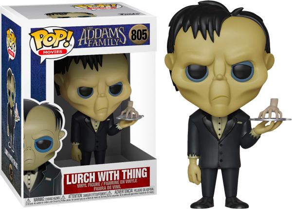 The Addams Family Animated Movie Lurch w/ Thing Vinyl POP! Figure Toy #805 FUNKO