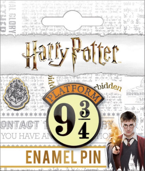 Harry Potter Movies Platform 9 3/4 Logo Thick Metal Enamel Pin NEW UNUSED